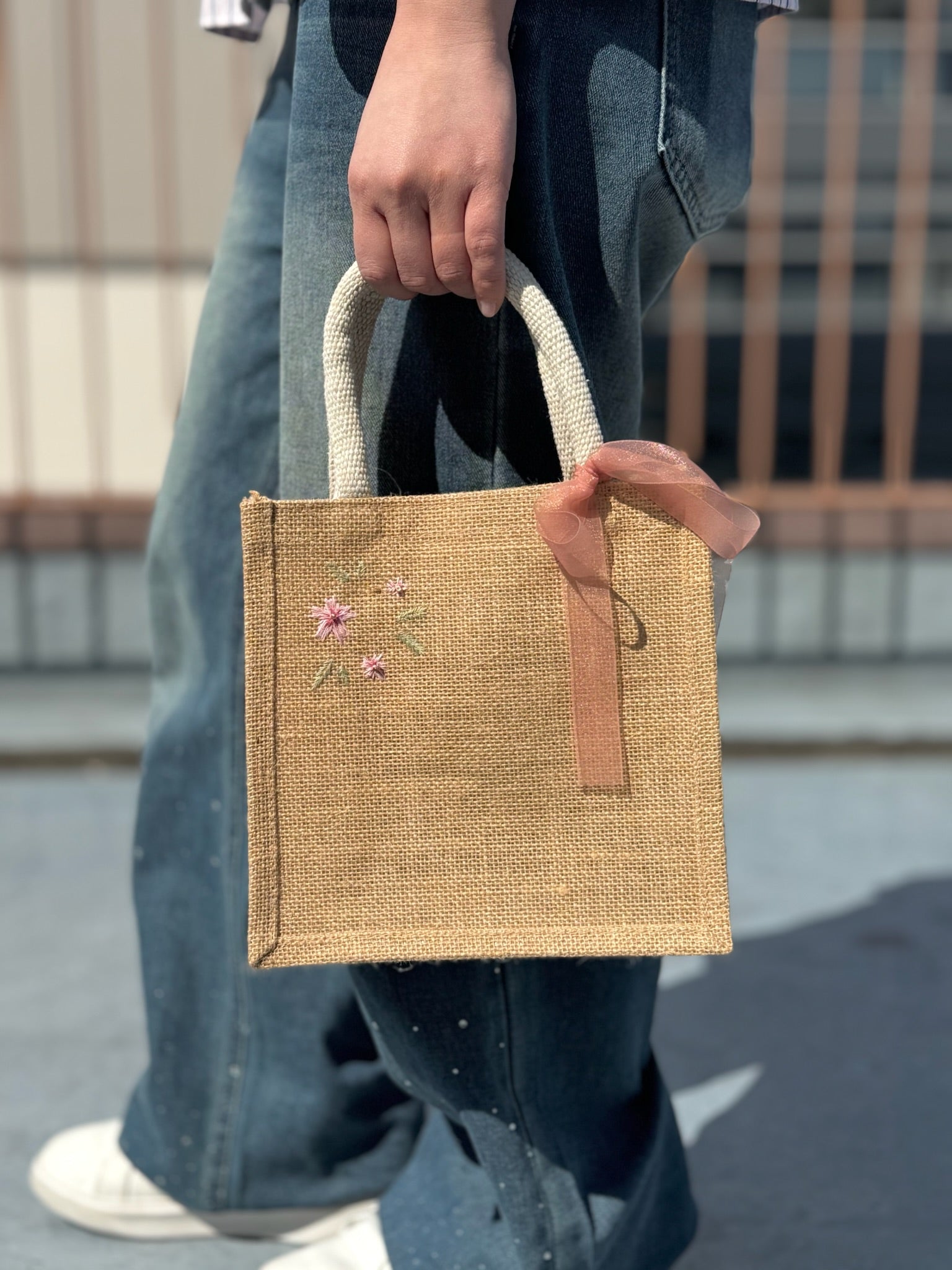 Jute Sharting Tote - S Size - nomura tailor