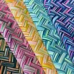 Cotton Oxford Neon Printed Fabric AJIRO - nomura tailor