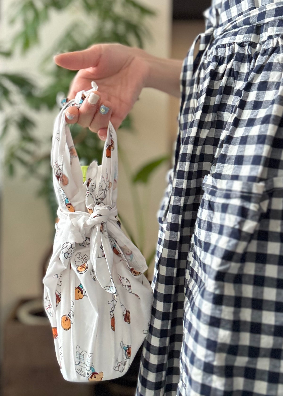 Cotton Broad Printed Fabric SPACE DOGS - nomura tailor