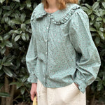 Cotton Sharting Printed Fabric - Mini Flower - nomura tailor