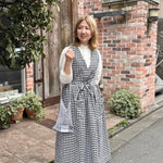C/L Washed Weather Fabric - Gingham (Medium) - nomura tailor
