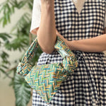 Cotton Oxford Neon Printed Fabric AJIRO - nomura tailor