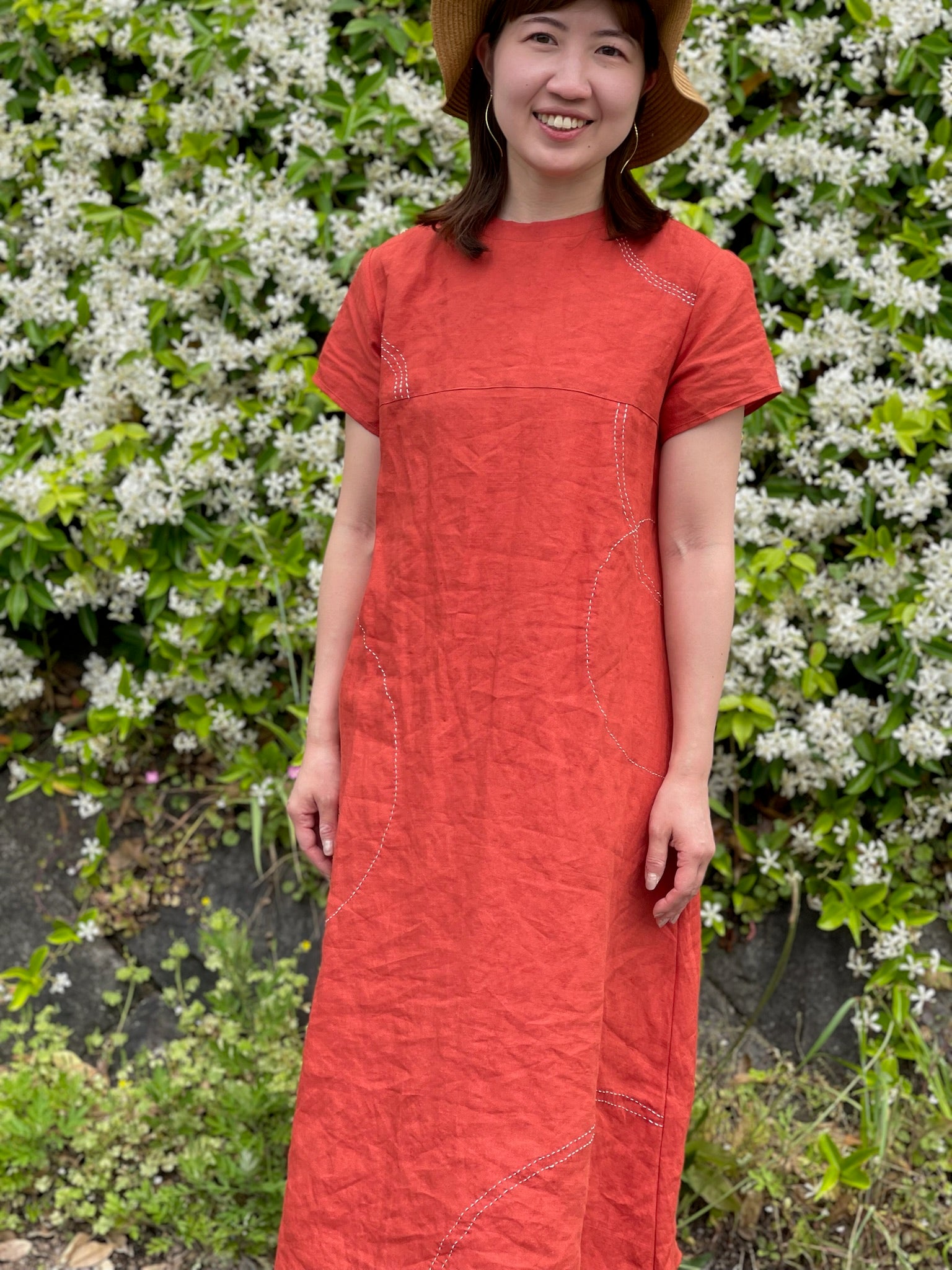 Belgian Linen Air-In (Warm Tones) (2-065-203026-red) - nomura tailor