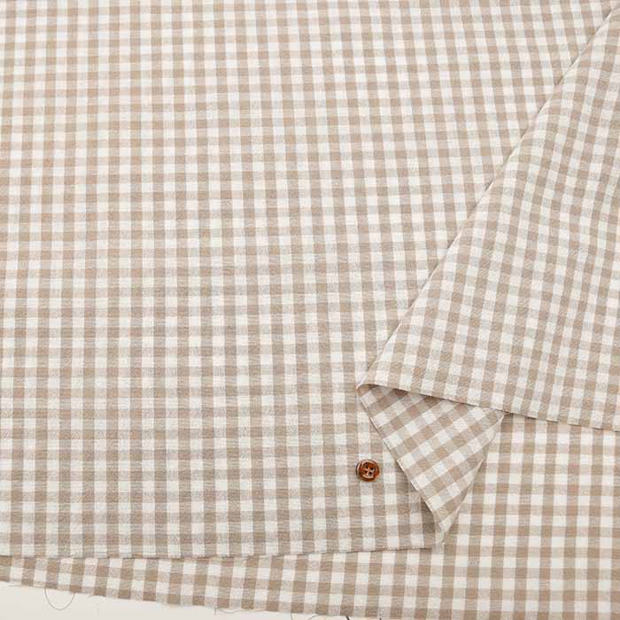 Cotton Residual Yarn Gingham Check Fabric Made in China - nomura tailor