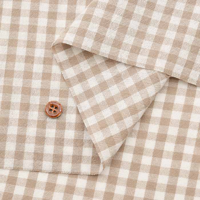 Cotton Residual Yarn Gingham Check Fabric Made in China - nomura tailor