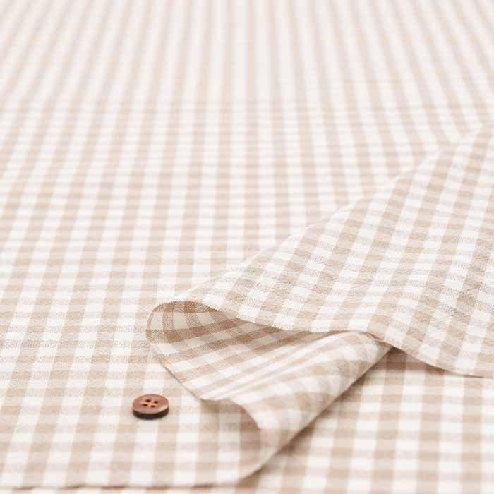 Cotton Residual Yarn Gingham Check Fabric Made in China - nomura tailor