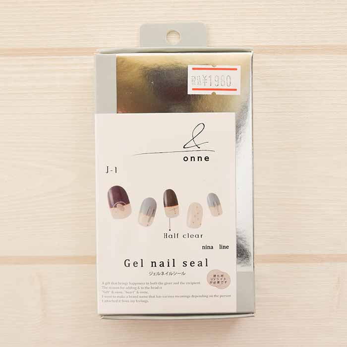 & Onne (and onne) gel nail seal Nina LINE 4 - nomura tailor