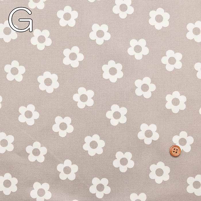 Cotton Ox Printed Fabric Daisy - nomura tailor