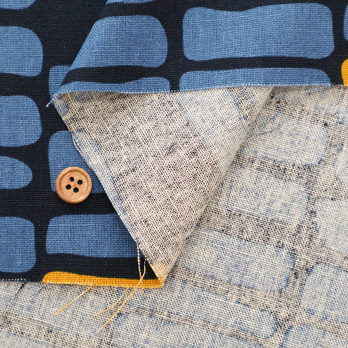USA Cotton moda URBAN WHISPER MOCHI LINEN BRICK - nomura tailor