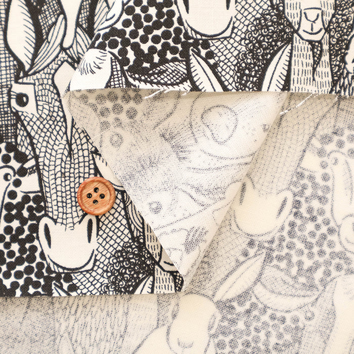 USA Cotton Printed Fabric - moda THE HENHOUSE - nomura tailor