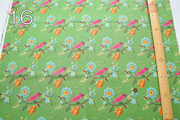 Cotton sheeting print fabric moda VINTAGE SOUL Embroidery style - nomura tailor