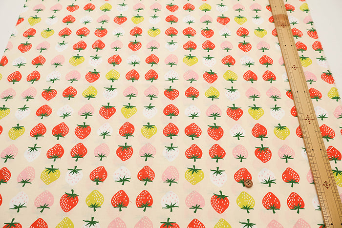 USA Cotton RUBYSTAR SOCIETY STRAWBERRY - nomura tailor