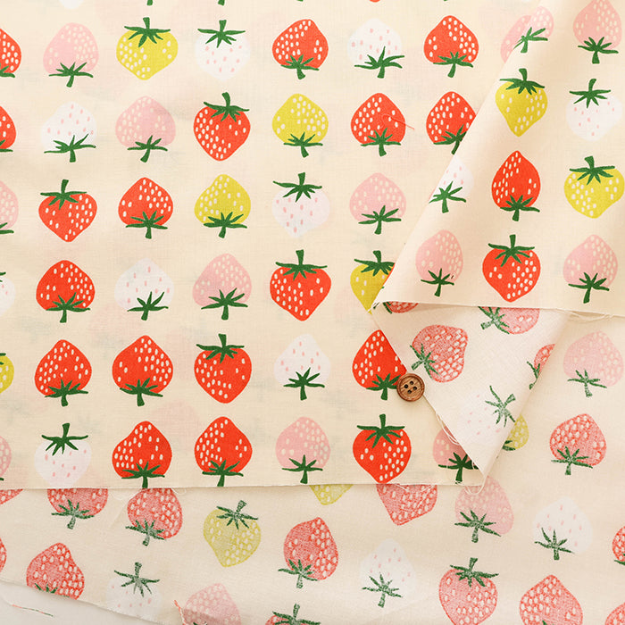 USA Cotton RUBYSTAR SOCIETY STRAWBERRY - nomura tailor
