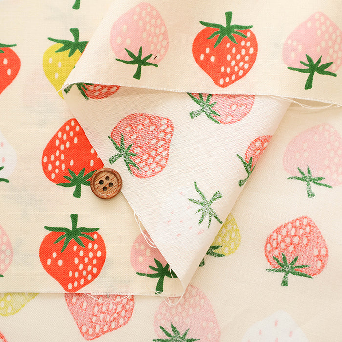 USA Cotton RUBYSTAR SOCIETY STRAWBERRY - nomura tailor