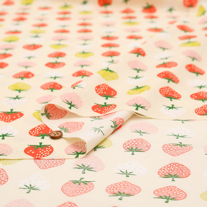 USA Cotton RUBYSTAR SOCIETY STRAWBERRY - nomura tailor