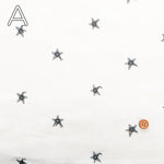 Cotton Cambric Embroidered Fabric - Star - nomura tailor