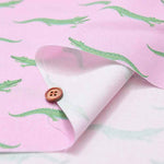 Cotton sheeting printed fabric TIMELESS TREASURES CROC MY WORLD - nomura tailor