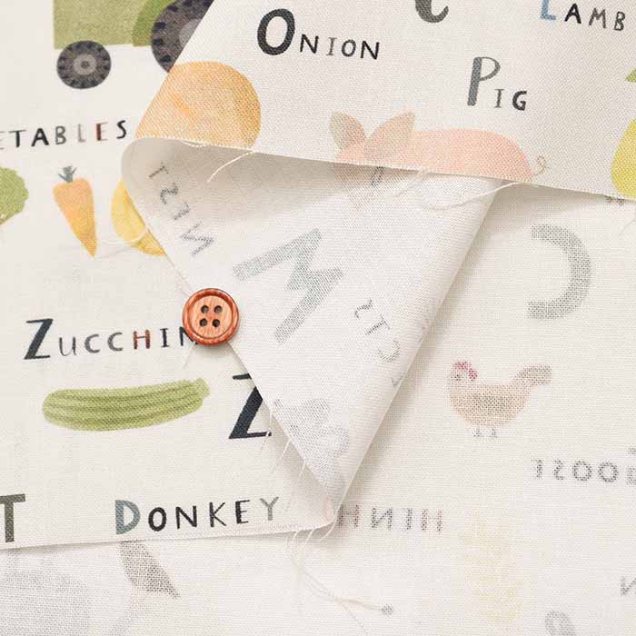 USA Cotton Timeless Treasures FARM ALPHABET - nomura tailor