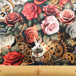 USA Cotton Printed Fabric TIMELESS TREASURE アリス - nomura tailor