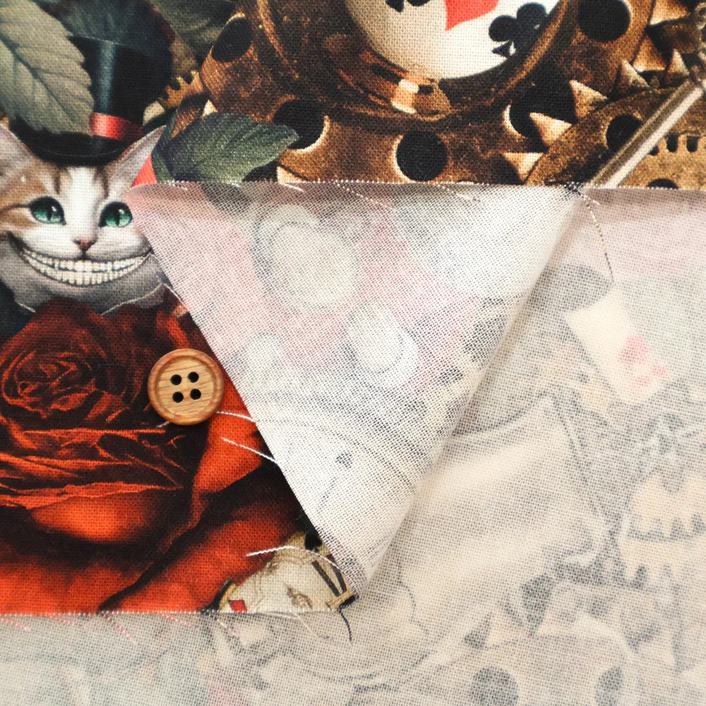 USA Cotton Printed Fabric TIMELESS TREASURE アリス - nomura tailor