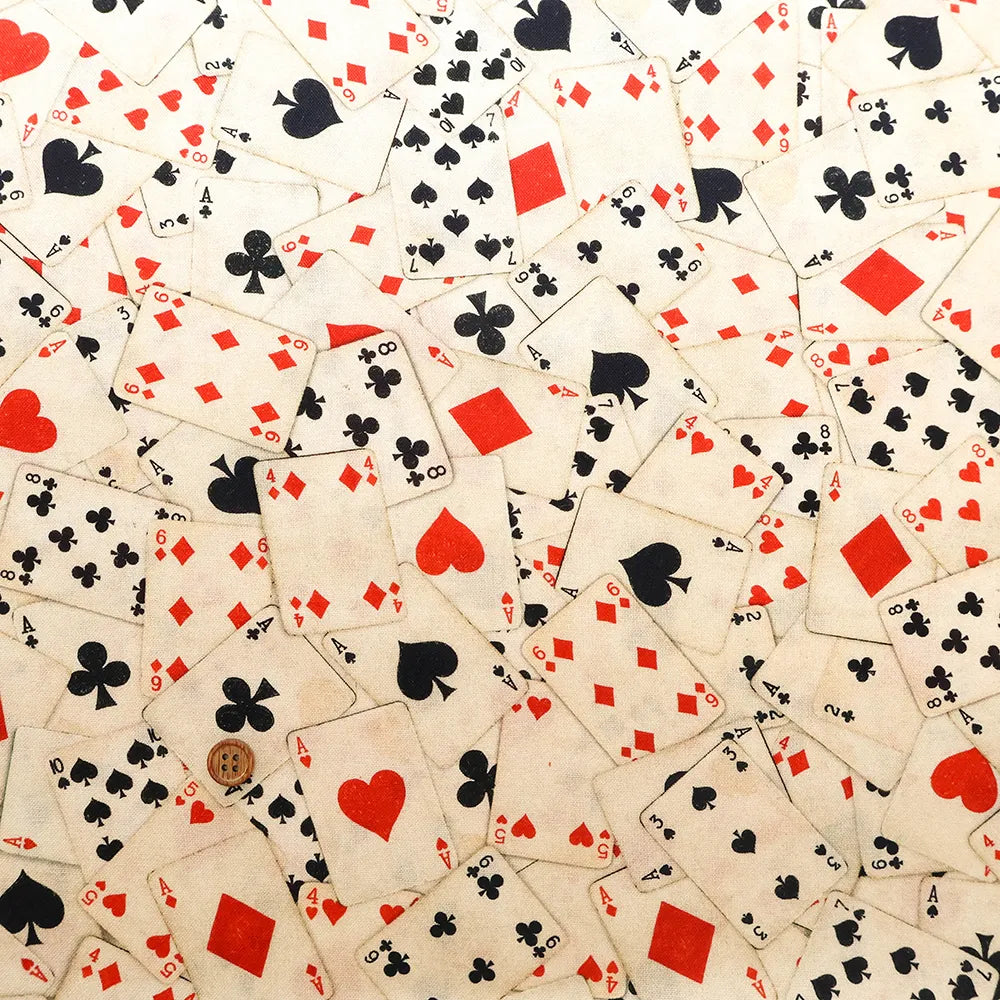 USA Cotton Printed Fabric TIMELESS TREASURE トランプ - nomura tailor