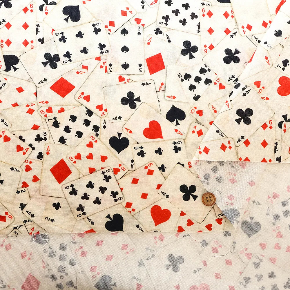 USA Cotton Printed Fabric TIMELESS TREASURE トランプ - nomura tailor