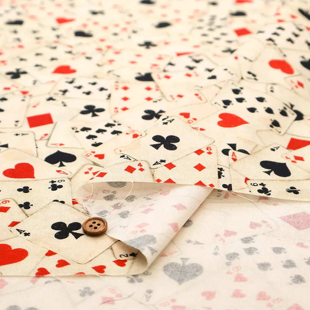 USA Cotton Printed Fabric TIMELESS TREASURE トランプ - nomura tailor
