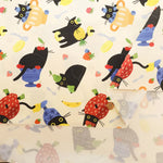 USA Cotton Printed Fabric TIMELESS TREASURE フルーツキャット - nomura tailor