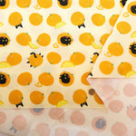 USA Cotton Printed Fabric TIMELESS TREASURE オレンジキャット - nomura tailor