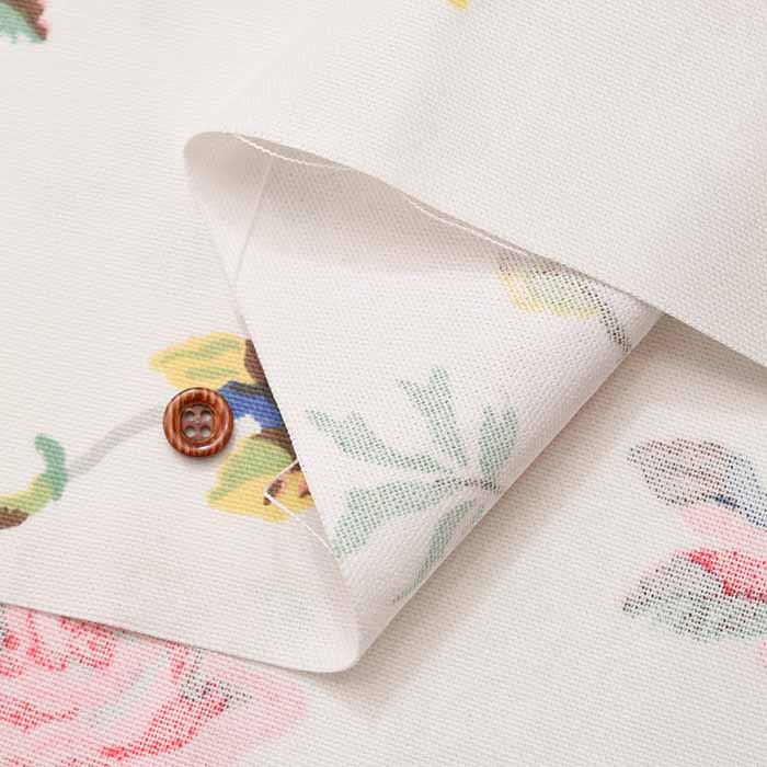 Cotton light canvas fabric <Birds and Roses Multi> by Cath Kidston - nomura tailor