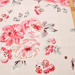 Cotton light canvas fabric <Brampton Bunch Raspberry> by Cath Kidston - nomura tailor