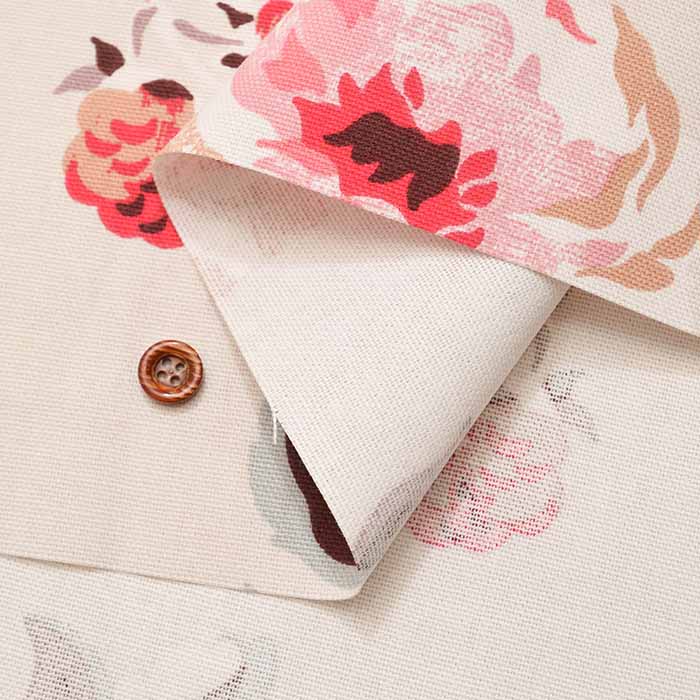 Cotton light canvas fabric <Brampton Bunch Raspberry> by Cath Kidston - nomura tailor