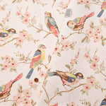 Cotton light canvas fabric <British Birds Pastel> by Cath Kidston - nomura tailor