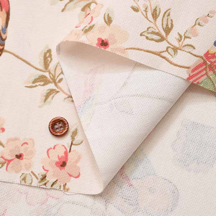 Cotton light canvas fabric <British Birds Pastel> by Cath Kidston - nomura tailor