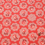 Cotton Light Canvas Fabric <Freston Rose Red> by Cath Kidston - nomura tailor