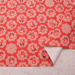 Cotton Light Canvas Fabric <Freston Rose Red> by Cath Kidston - nomura tailor