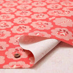 Cotton Light Canvas Fabric <Freston Rose Red> by Cath Kidston - nomura tailor