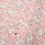 Cotton light canvas fabric <Jumping Bunnies Brush>  by Cath Kidston - nomura tailor