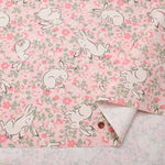 Cotton light canvas fabric <Jumping Bunnies Brush>  by Cath Kidston - nomura tailor