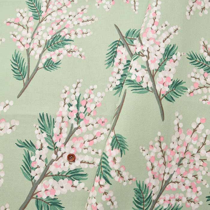 Cotton Light Canvas Fabric <Mimosa Flower> Multi by Cath Kidston - nomura tailor