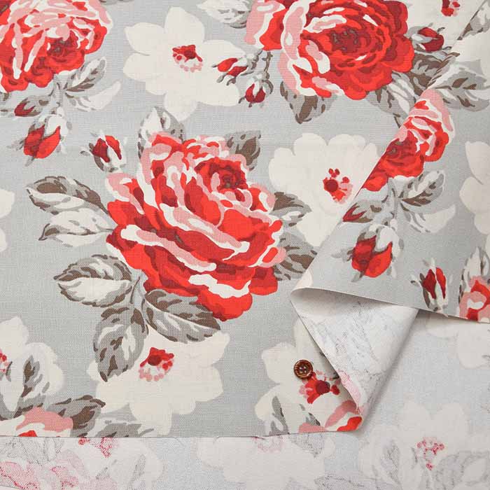 Cotton Light Canvas Fabric ＜Rose Bloom Multi＞ by Cath Kidston - nomura tailor