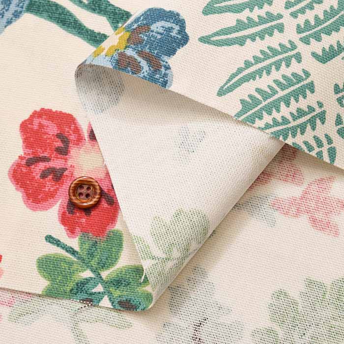 Cotton Light Canvas Fabric <Twilight Garden Multi by Cath Kidston - nomura tailor