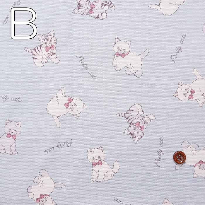 Cotton Ox Printed Fabric Cat - nomura tailor