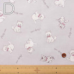 Cotton Ox Printed Fabric Cat - nomura tailor