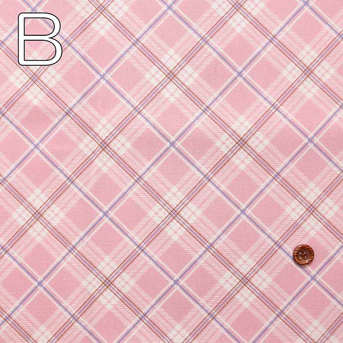 Cotton Ox Printed Fabric Bias Check - nomura tailor