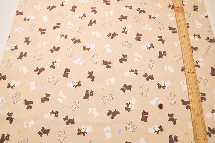 Cotton Ox Printed Fabric Dog - nomura tailor