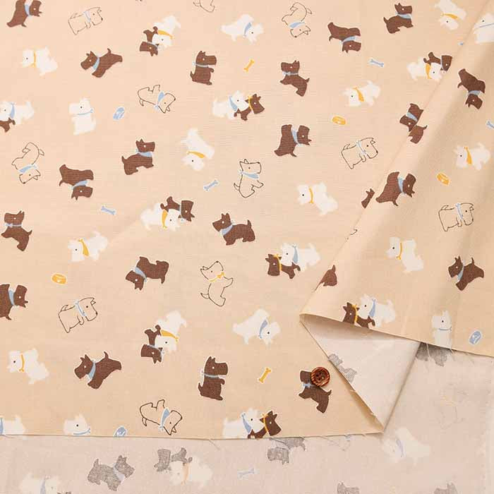 Cotton Ox Printed Fabric Dog - nomura tailor