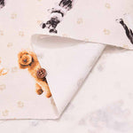 Cotton Ox Printed Fabric - Dog - nomura tailor