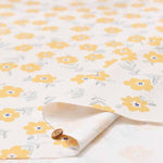 Cotton Ox Printed Fabric Scandinavian Flower - nomura tailor