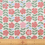 Cotton Ox Printed Fabric Flower Garden - nomura tailor